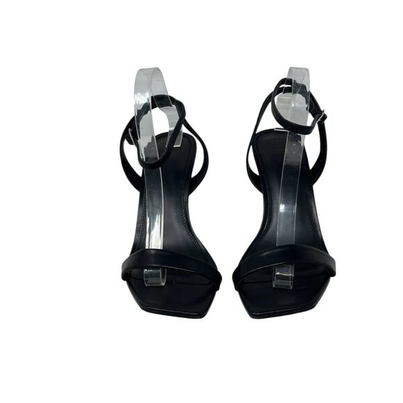 ASOS DESIGN black strappy heeled sandals size 8 - Picture 12 of 15